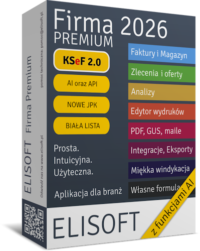 Pudełko Elisoft Faktury Premium