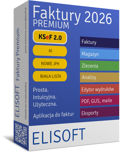 Pudełko Elisoft Faktury